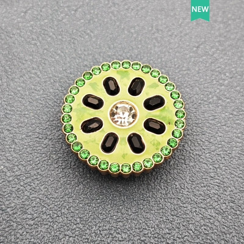 Metal Shoe Charms Diamond Fruit and Flower Decorative Buckles, Cute DIY Fashion Button Accessories for Cross Shoes image 3