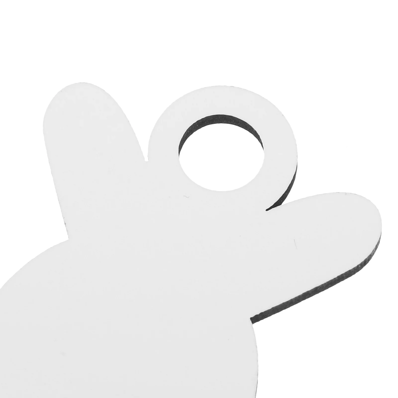 

10pcs Radish Shaped Blank Nameplate Acrylic Sublimation Blanks Diy Heat Transfer Card For Home Office Wedding Decoration