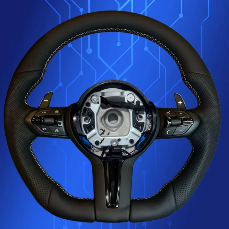 

Perforated Leather M Sport Upgrade F32 F20 F48 M3 F80 F25 E90 X5 E70 F05 F10 Interior Accessories Steering Wheel For BMW F30