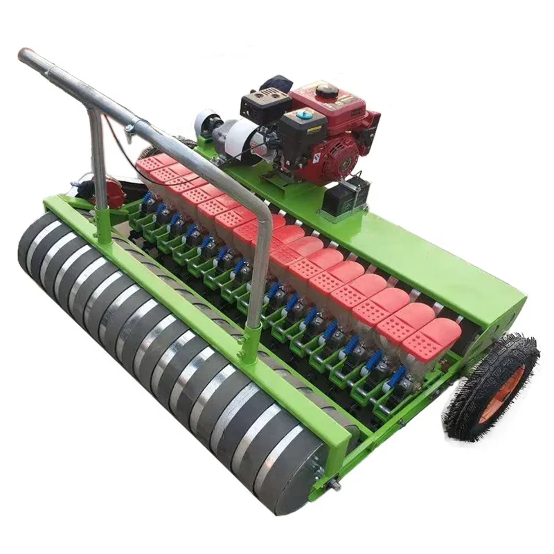 

Agricultural vegetable planting gasoline engine driven Self-propelled small seeds driller