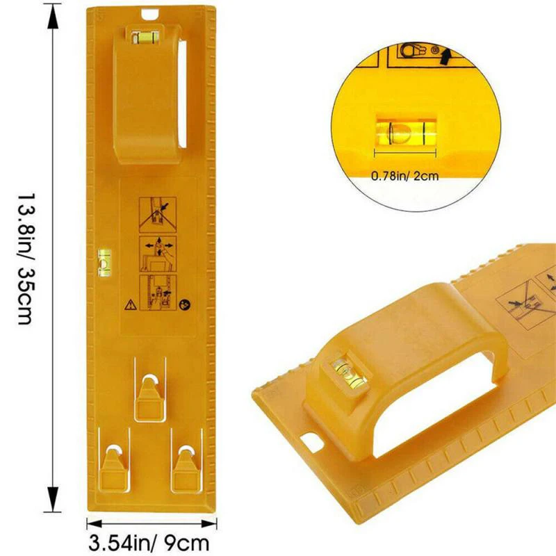 Hot sale 1 Set DIY Photo Frame Level Ruler Picture Frame Hanger Hooks Easy Wall Hanging Tools