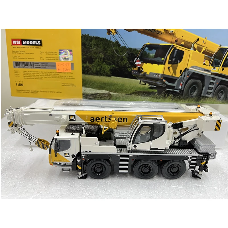 

WSI Diecast 1:50 Scale LIEBHERR LTM 1050-3.1 Alloy Crane Model Collection Souvenir Display 51-2055