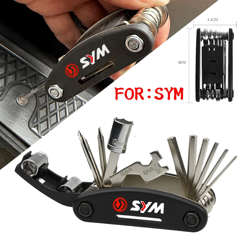 ل SYM كروزيم 300 GTS 300i 250 JOYMAX Z 125 250 300 MAXSYM 400i TL500 TL508 اكسسوارات 16 في 1 أدوات إصلاح مفك البراغي #1