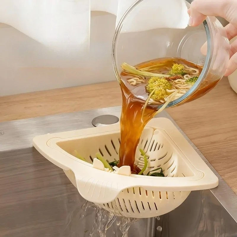 Magnetic Sink Strainer Basket Household Kitchen Food Residue Filter Drainage Storage Rack Free Magnet Included
