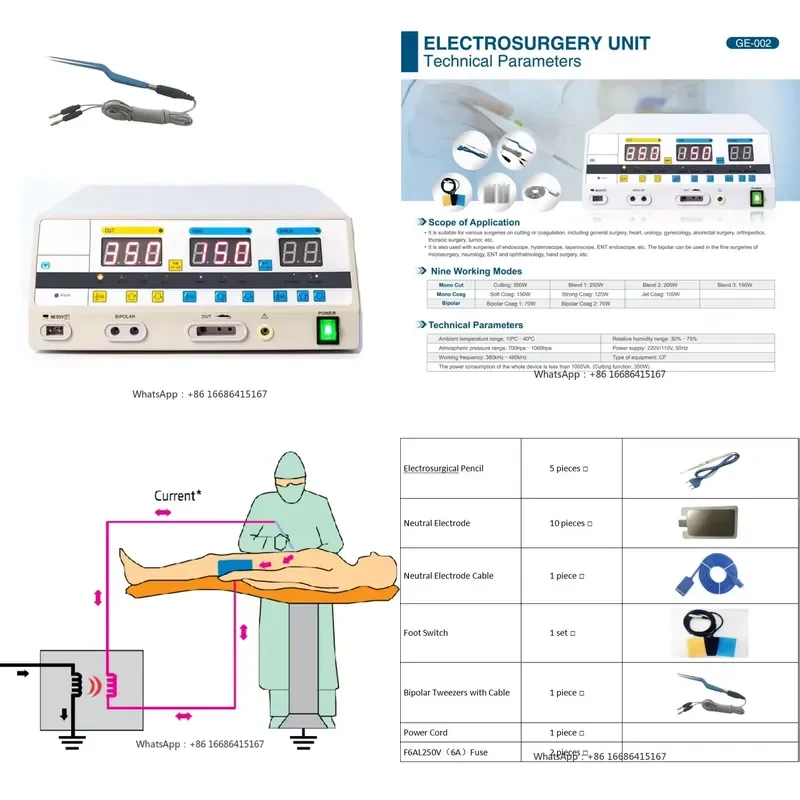 Unit Bipolar Monopolare Lectrosurgical Unit With Vessel Sealing System
