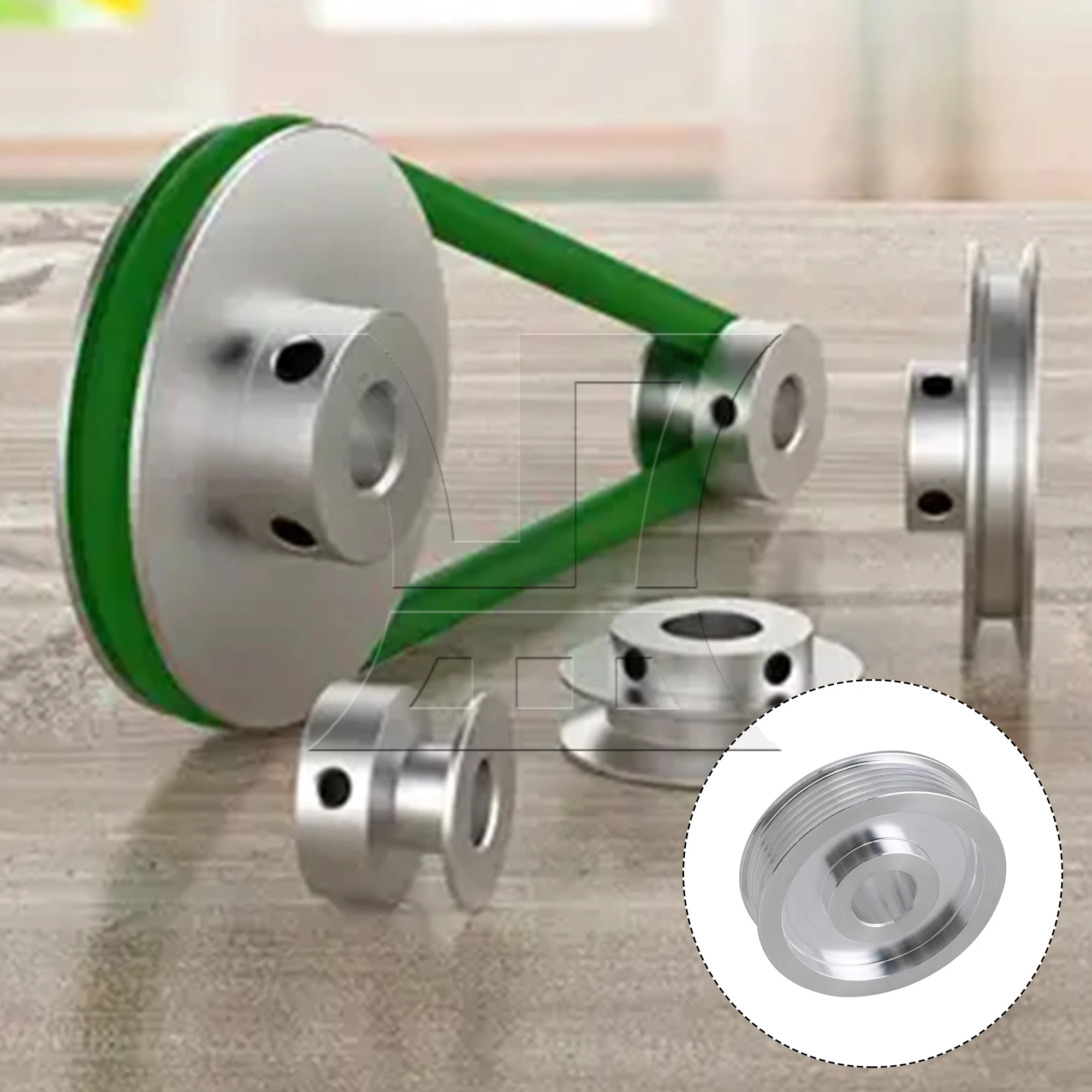 

Двусторонний полый алюминиевый шкив PJ Multi Wedge V-образного типа из сплава 6061 с отверстием 16 мм