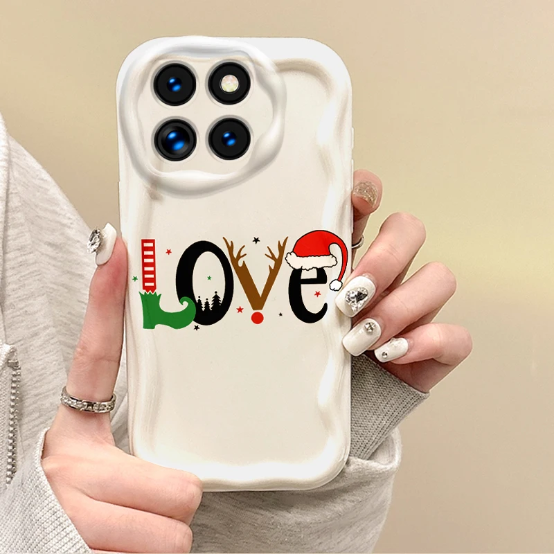 New Christmas Pattern Phone Case For XIAOMI 14 13 12 T Pro 11 Lite Poco F6 F5 F4 F3 X6 X5 X4 X3 GT M3 M4 Pro Soft Silicone Cover