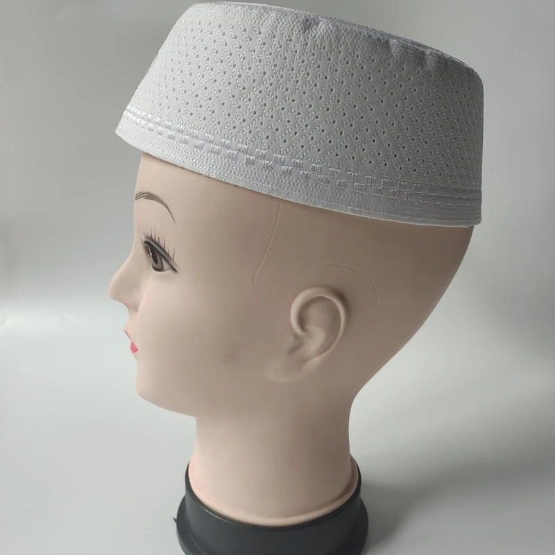 Muslim Caps For Men Clothing Freeshipping Prayer Hat Kufi Islamic Accessories Hijab Saudi Arabia Jewish Embroidered