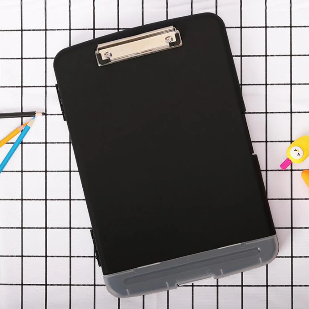 Clip Board Holder Office Clipboard Compartment Paper The Waterproof with File Boxes