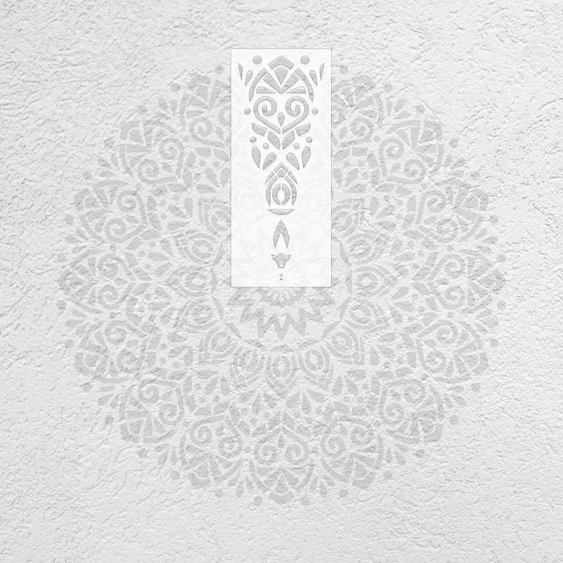 140Cm-220Cm Stencil Muur Voor Schilderen Decor Decoratieve Template Meubels Giant Mandala Enorme Ronde Bloem Traditionele S296