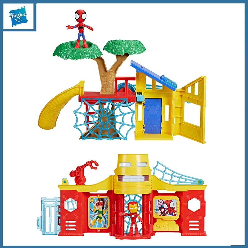 ألعاب شخصيات الحركة الأصلية من هاسبرو مارفل سبايدر مان وأصدقائه المذهل للأولاد والبنات هدية قابلة للجمع