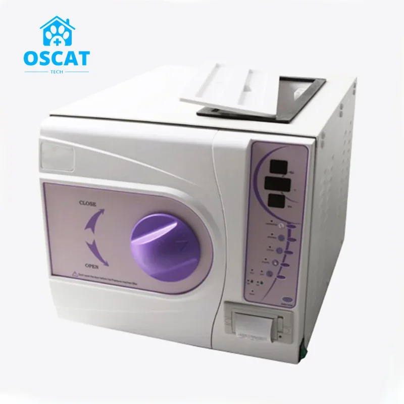 OSCAT veterinary equipment Veterinary Instrument Automatic Vertical Pressure Steam Sterilizer Veterinary Steam Sterilizer