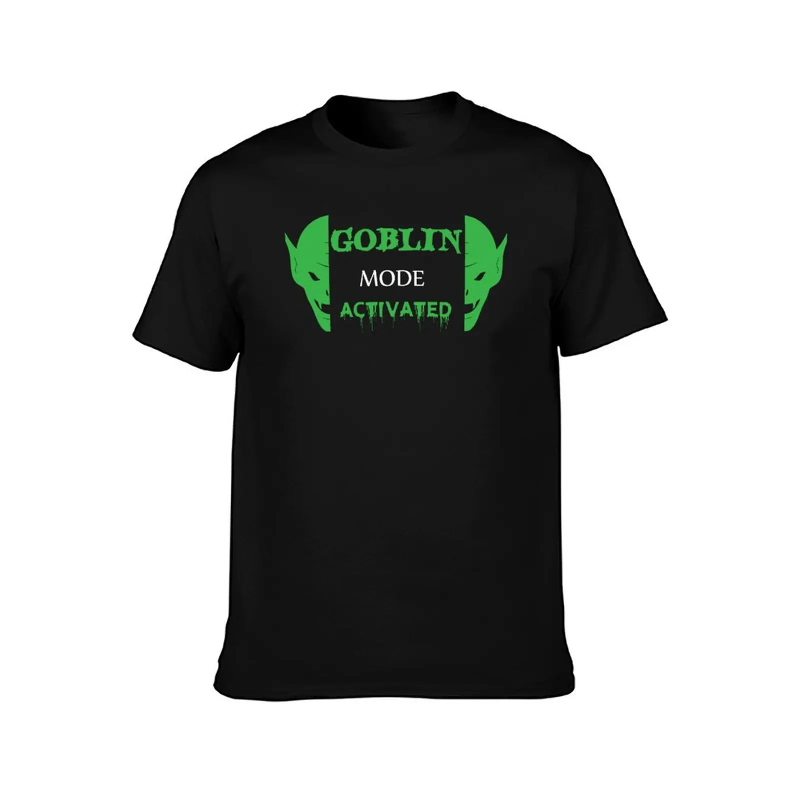 Goblin Mode on Meme - goblin mode activatedfunny social distancing meme T-Shirt cotton tshirt 100% T-Shirt