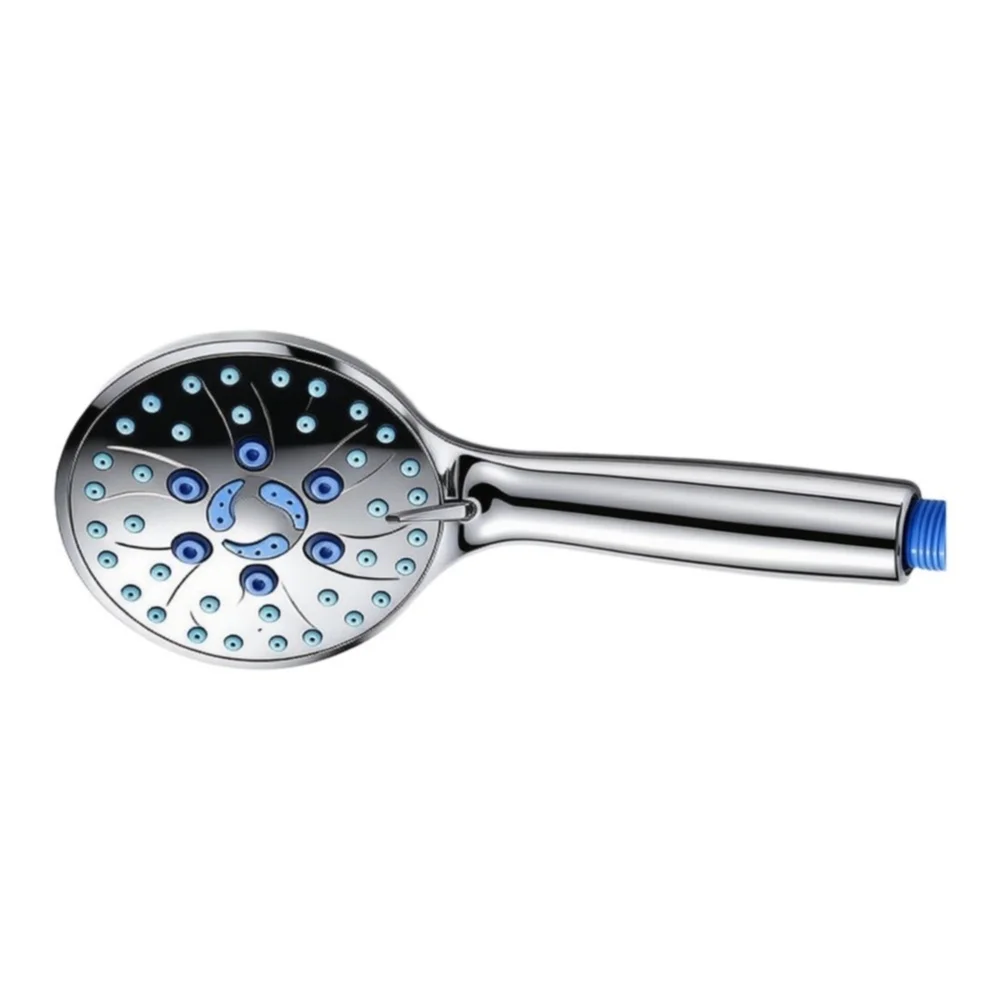 Anti-Clogging 5-Mode Handheld Shower Head with Uniform Distribution and Reinforced ABS Construction for Long-Term Use