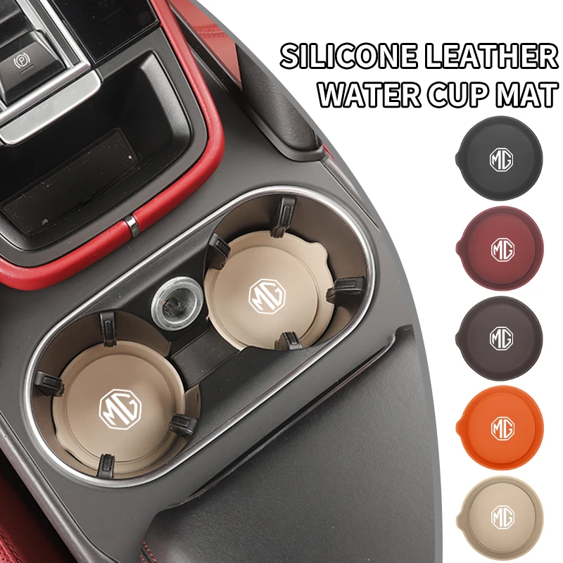 Car Silicone Coaster Water Cup Mat Console Drink Pad Accessories For Morris Garages MG 6 3 5 7 TF ZR ZS HS GS GT Hector RX5 RX8 view 2