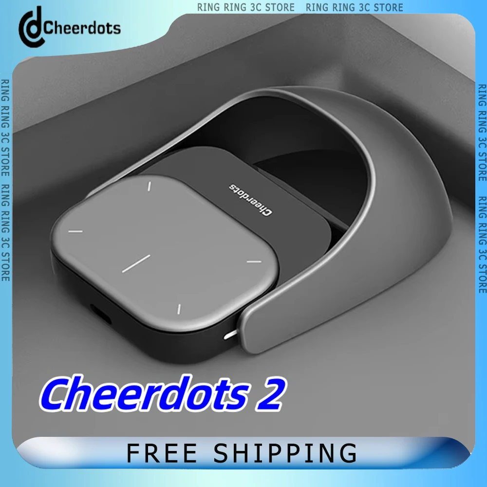 Cheerdots 2 Detachable Air Mouse Wireless Pocket Touchpad Laser All-in-one AI Bluetooth Mobile Mouse Customized Gaming PC Mouse