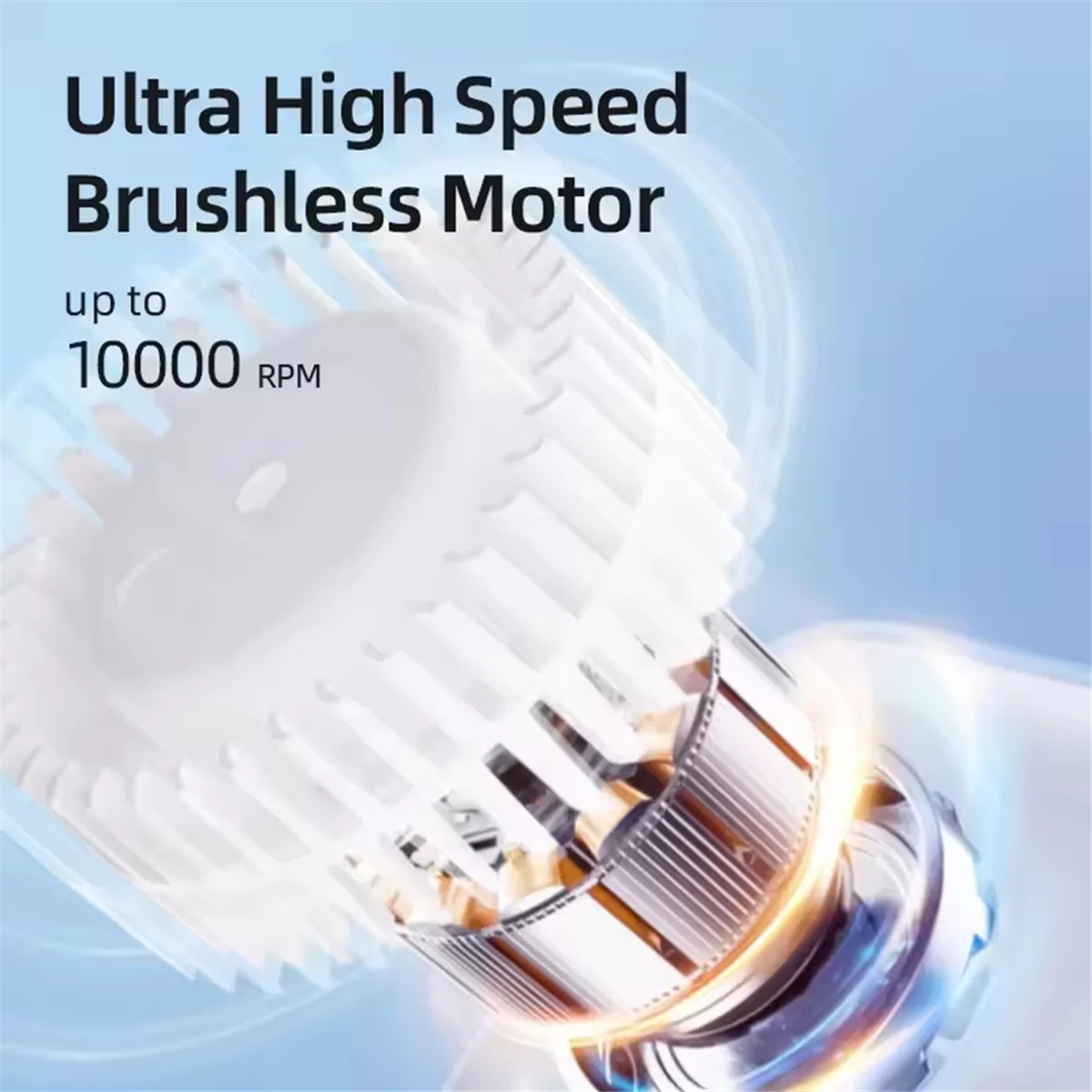 

A20M Quiet Mini Turbo Jet Bladeless Fan, 100-Speed Powerful Blower, 4000mAh, USB Portable Cooling Fan with LED Display