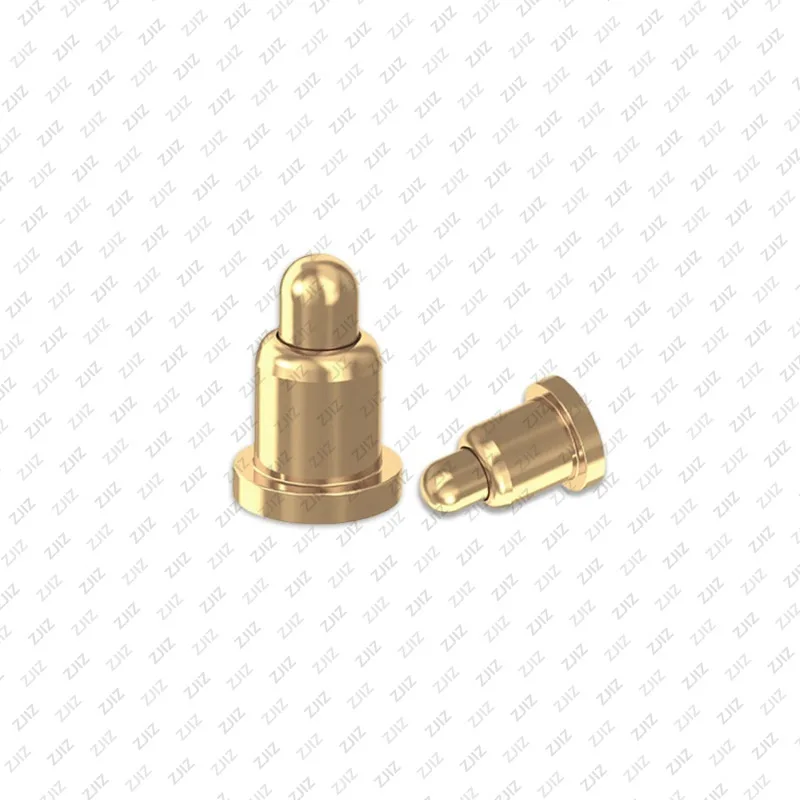 Conector dedal de mola POGOPIN, pino de carregamento de alta corrente banhado a ouro SMD, pinos de cobre masculinos e femininos, atacado