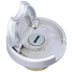 Gas Tank Lock Cap with Keys Stainless Steel Parts Universal Gas Filler Cap for Scooter Motorcycle