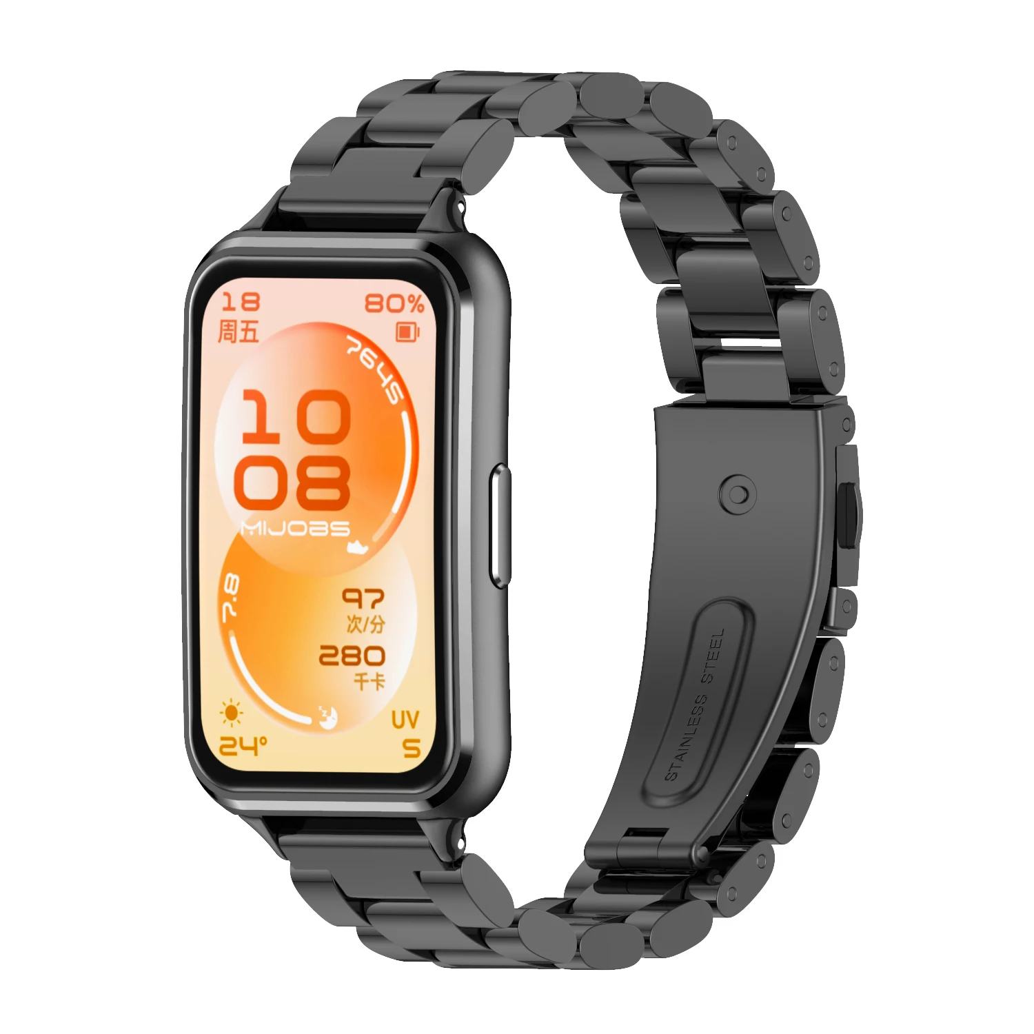 Watchband For Huawei Band 11 Strap for Huawei Band 10 9 8 Wristband for Huawei Band 9 Smart Watch Band Metal Stainless Steel