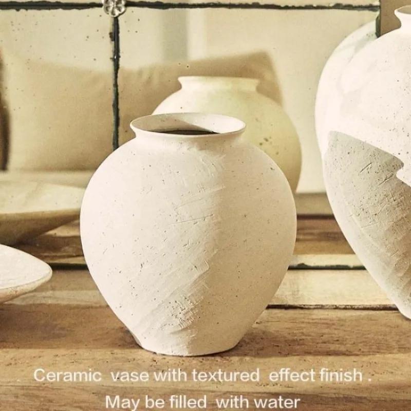 Nordic Ceramic Flower Vase Modern Simplicity Decoration Flower Vases Interior Versatile Desktop Ornaments Home Decoration