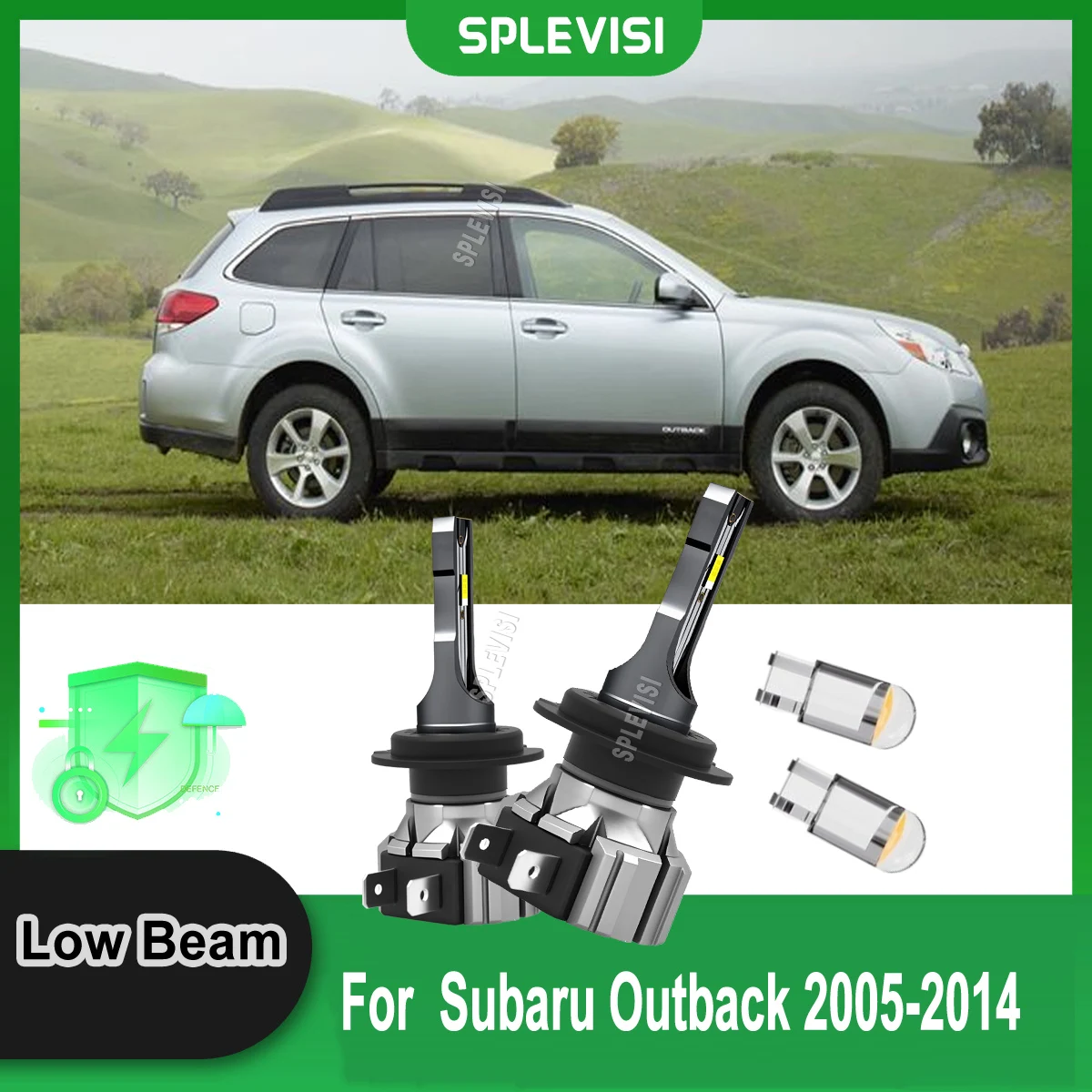 

The Proven Performance H7 LED White Headlight Low Bulbs - For Subaru Outback 2005 2006 2007 2008 2009 2010 2011 2012 2013 2014