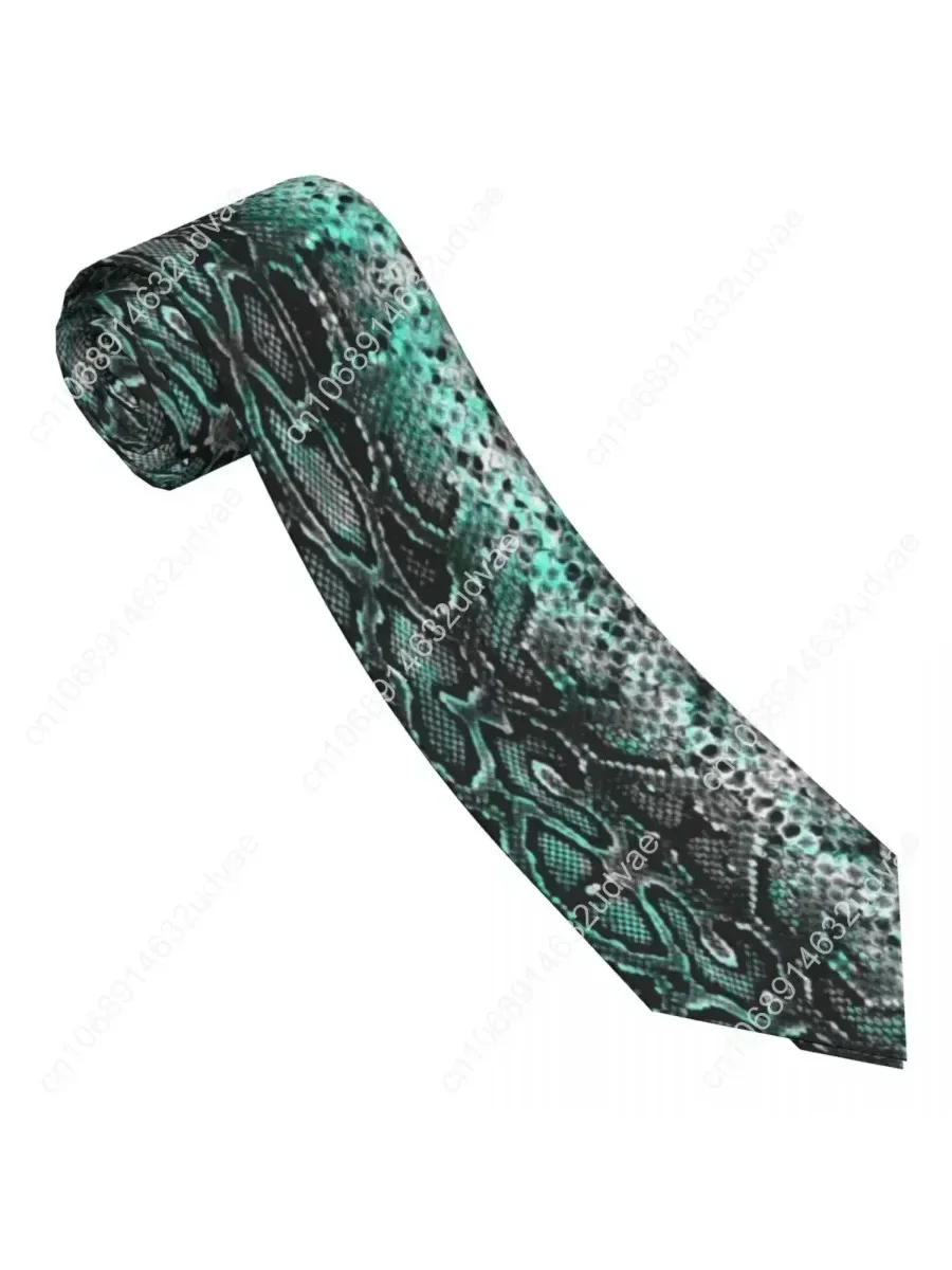 

Tie For Men Formal Skinny Neckties Classic Men's Snake Skin Pattern Wedding Tie Gentleman Narrow