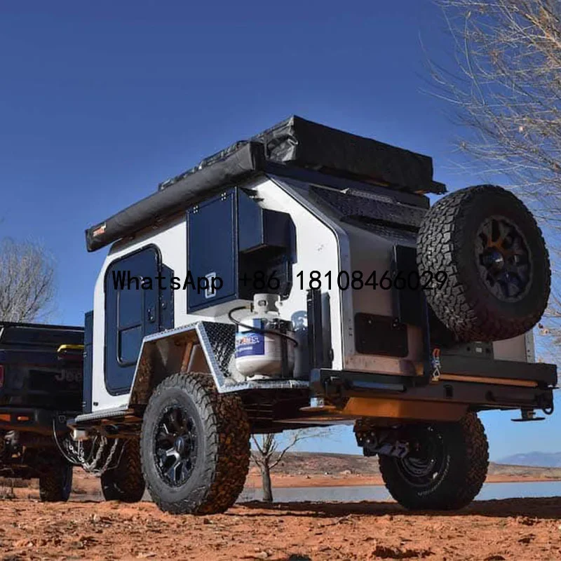 Die leichten kleinen Offroad-Anhänger von Ecocampor sind für Abenteuer gebaut