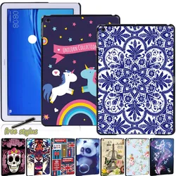 Coque arrière Anti-chute pour tablette, étui pour Huawei MediaPad M5 Lite 8/T5 10 10.1 pouces/MediaPad T3 8.0/T3 10 9.6 pouces/M5 Lite 10.1 pouces/M5 10.8 pouces