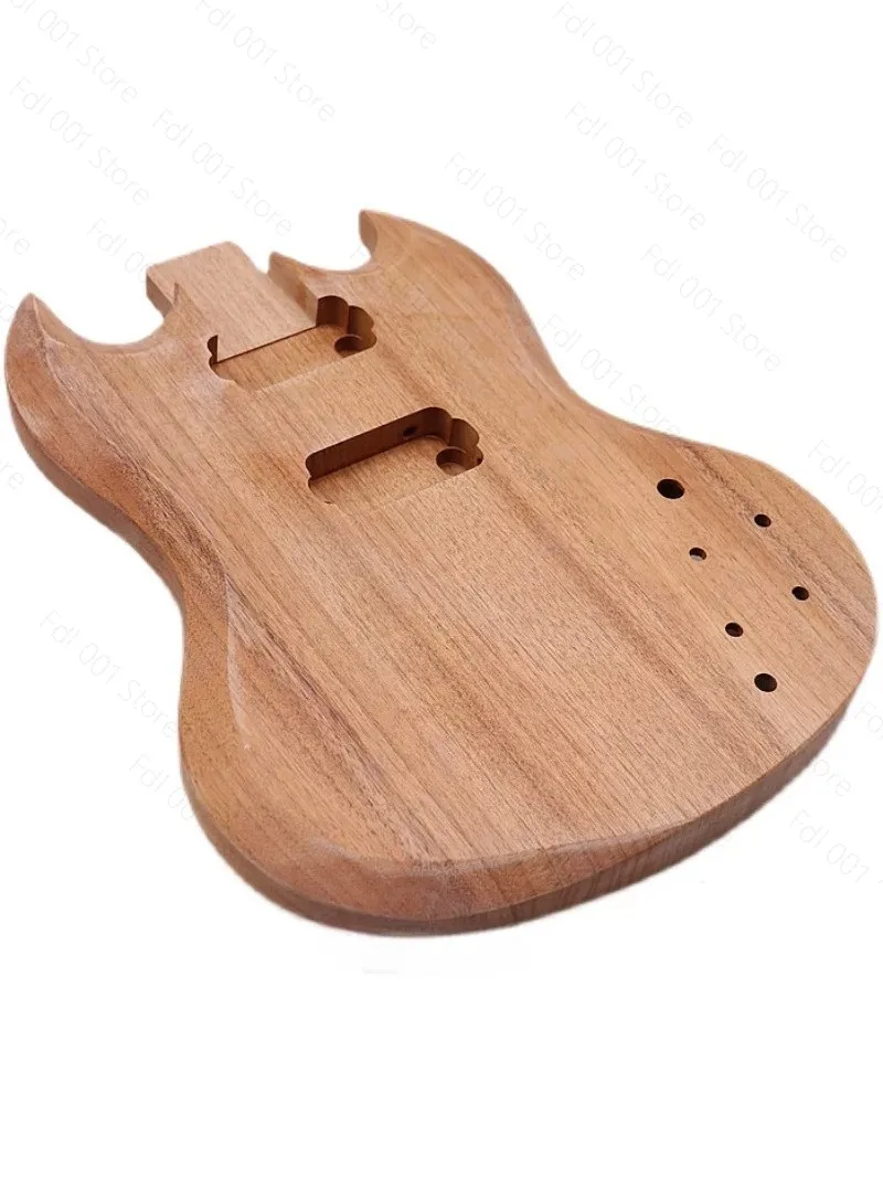 

High-grade electric guitar body I9328 mahogany core wood material SG electric guitar body work in progress accessories