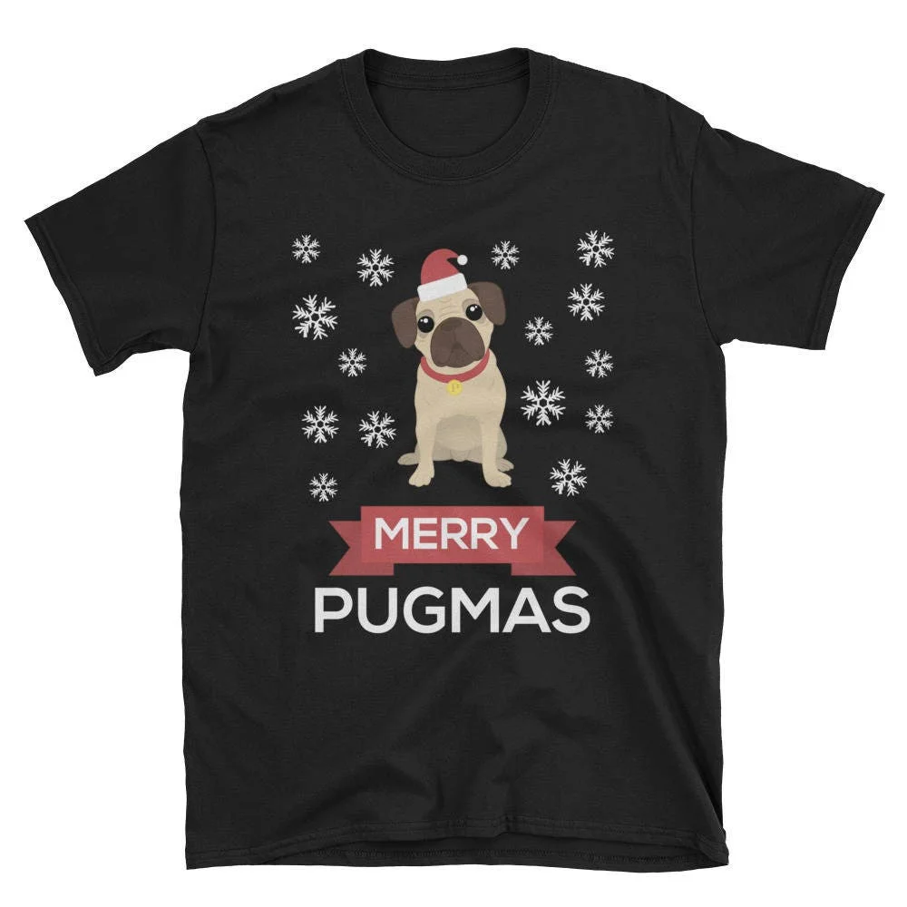 Pug Christmas T Shirt Merry Pugmas Dog Show