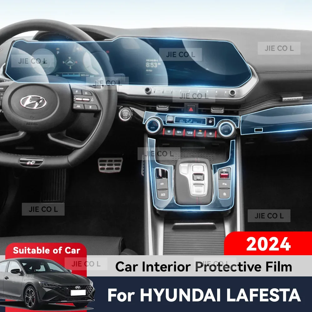 YMC Auto Central Control Screen TPU Navigation Anti Scratch interior Protection Film GPS Navigation For HYUNDAI LAFESTA 2024