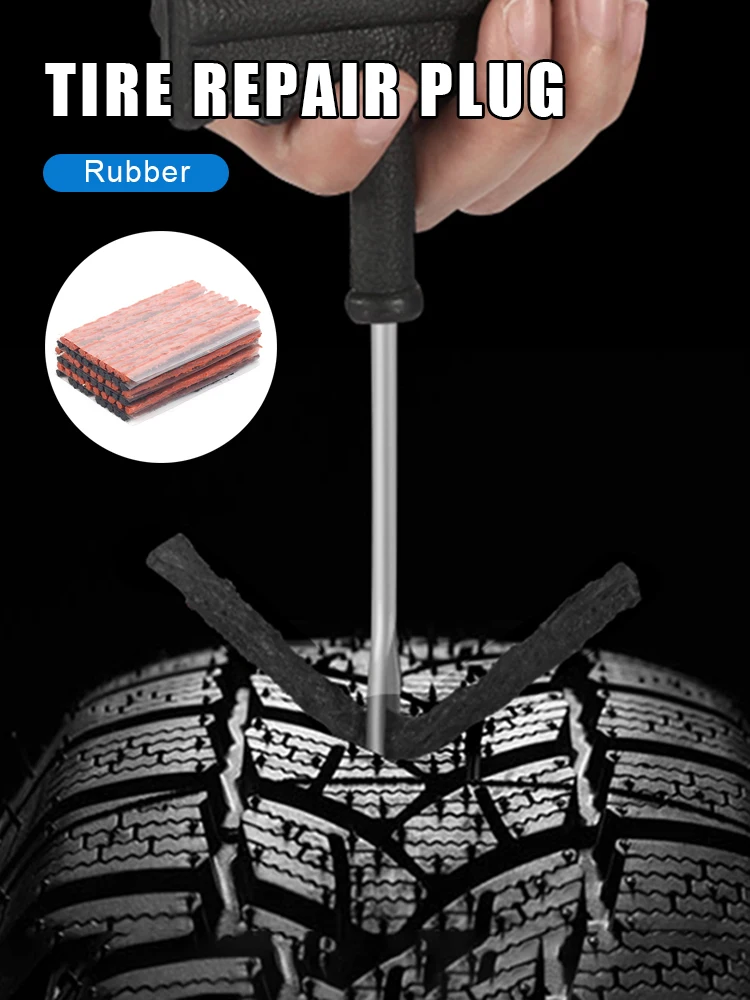 

50Pcs car bicycle tire tubeless tire sealing strip plug tire puncture repair repair Tubeless Striscia di Tenuta Spina Pneumatico