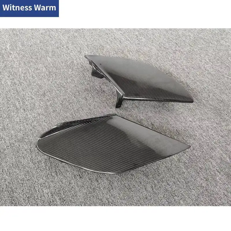 فتحات تهوية جانبية خلفية من ألياف الكربون ، جناح لسيارة Ferrari ، طقم هيكل السيارة ، من من من ألياف الكربون