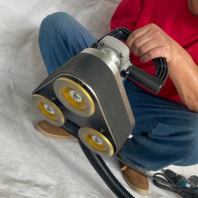 Manual High-Speed Concrete Grinder Machine New Floor Polisher with Vacuum Core Engine Component Handheld Tool
