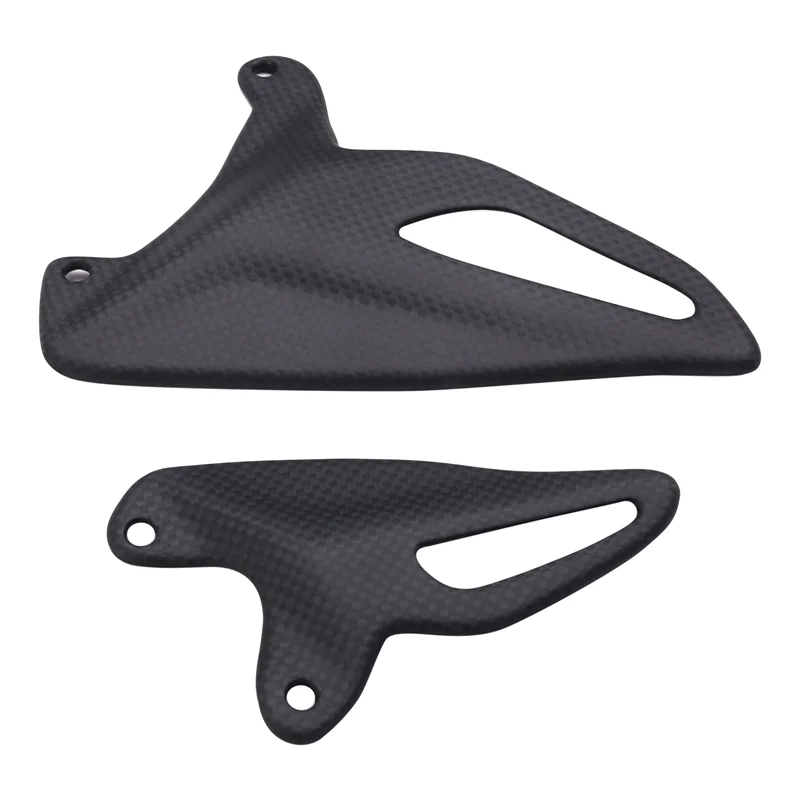 

AS57-Carbon Fiber Accessories Motorcycle Heel Guard Protector Foot Wing Rearset For DUCATI Streetfighter V2 V4/S 2020-2024