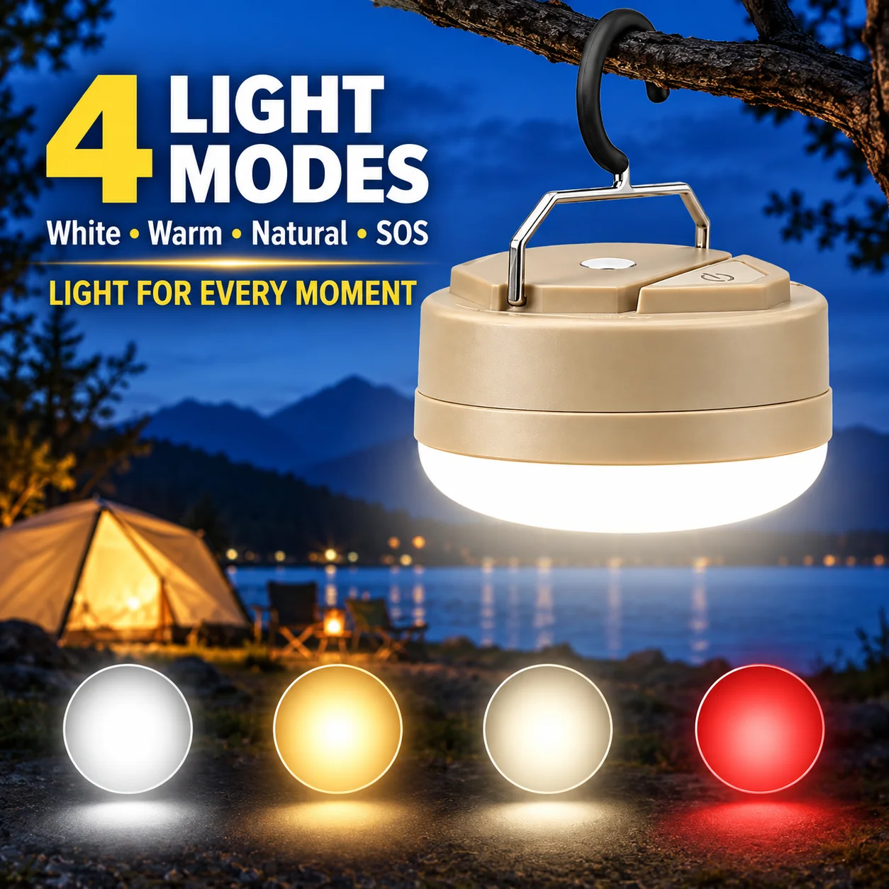 Diy Lamp Electronics - Lampu Camping Portabel 3xAA, Lentera LED