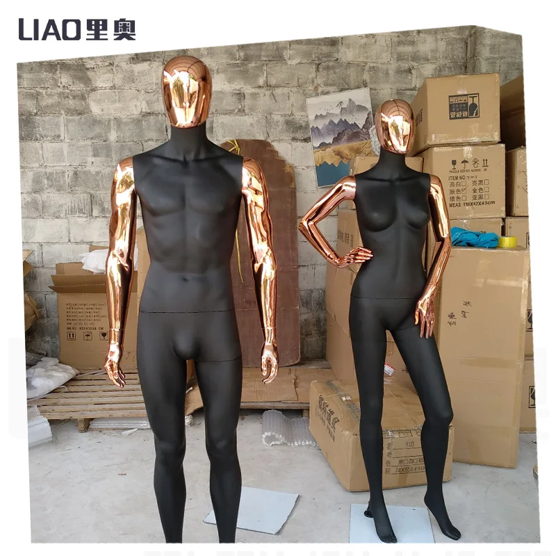 Chrome Rose gold Matte Black full body Female mannequins women manikin dummy boutique fashion display