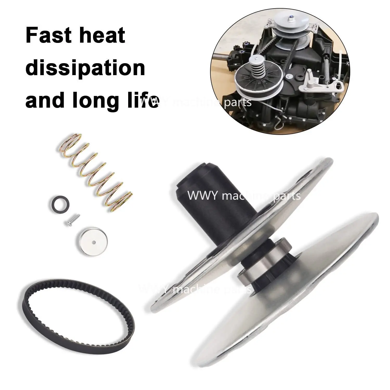 Per GT79244 Kit puleggia compatibile con MIA12025 MIA12482 MIA12656 MIA13114