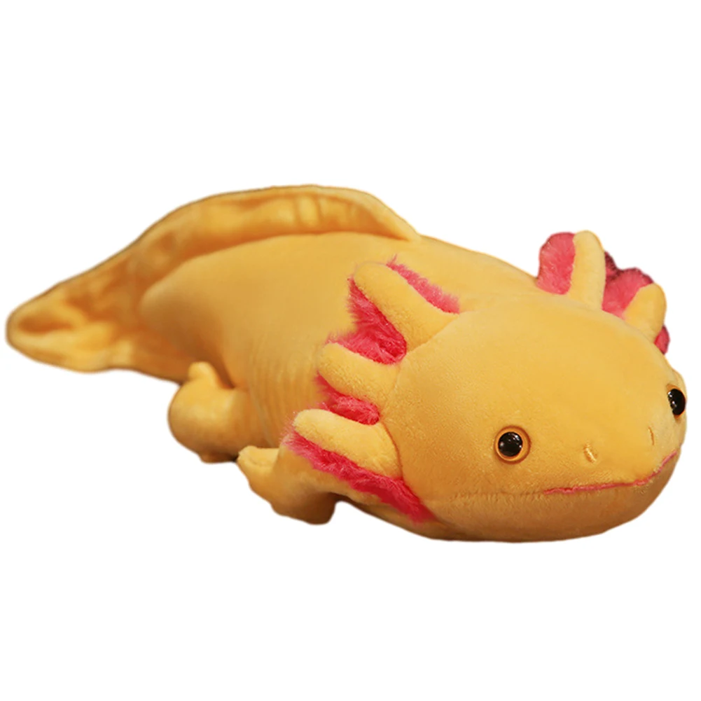 45 centimetri Kawaii Mexicanum Axolotl Bambole Animali Carino Axolotl Peluche Ripiene Giocattolo Simulazione Dinosauro Ambystoma Bambola di Pezza per I Bambini