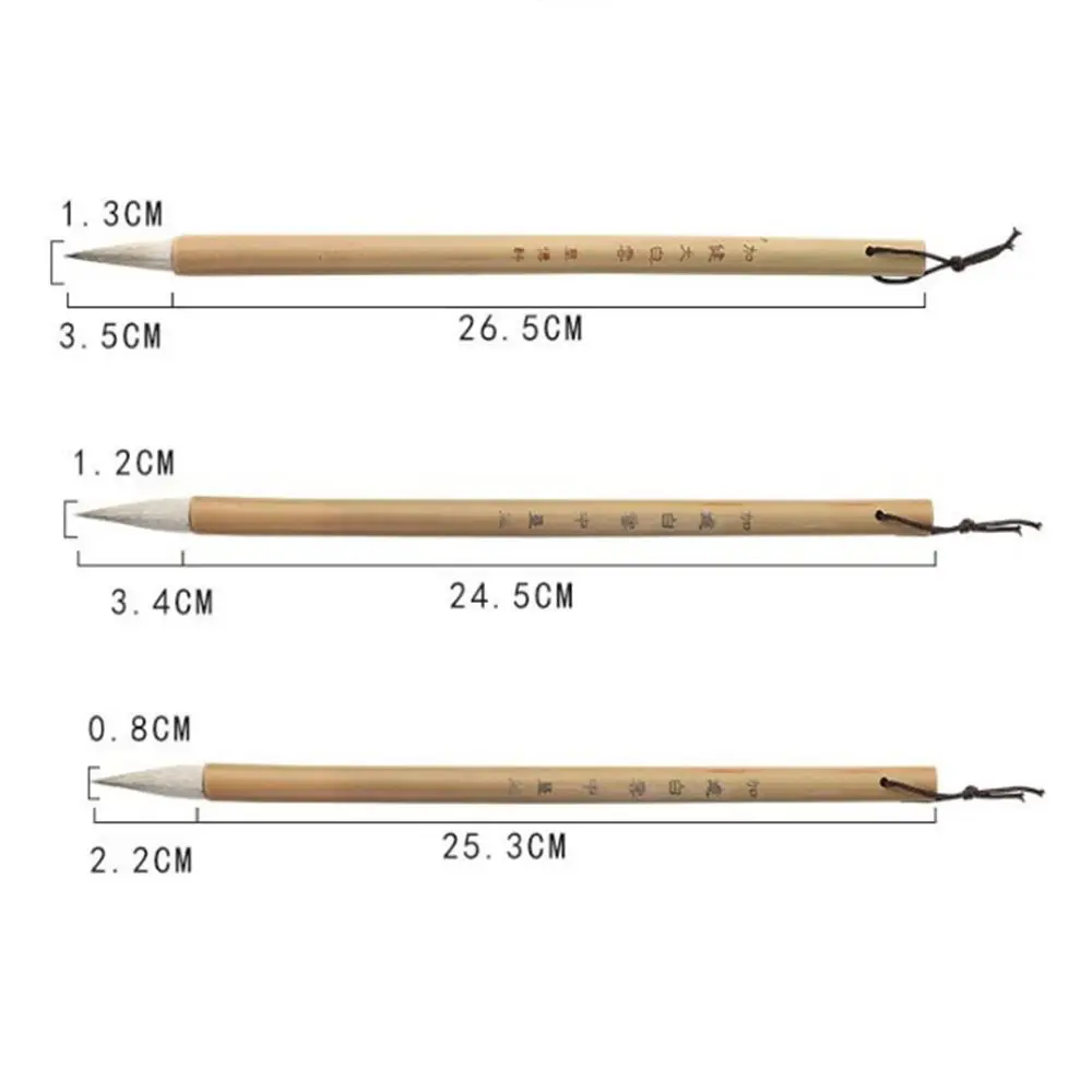 Traditional Chinese Writing Brushes Wolf\'s Hair Writing Brush for Calligraphy Painting Practice Brush