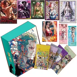 New Heka One Piece Collection Cards Anime Luffy Zoro Nami Chopper Franky Flash ZYG SP Rare Card Kids Toy Christmas Birthday Gift