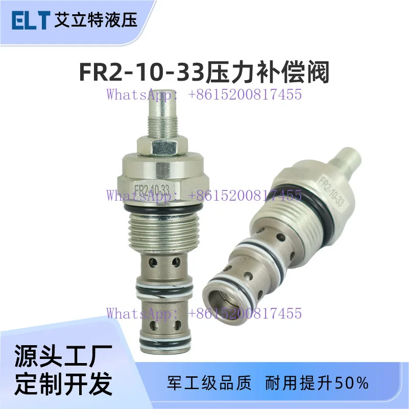 2PCS   FR2-10-33 Pressure Compensation Valve Hydraulic Flow Control Valve Forklift Trailer Lift Excavator Hydraulic Parts