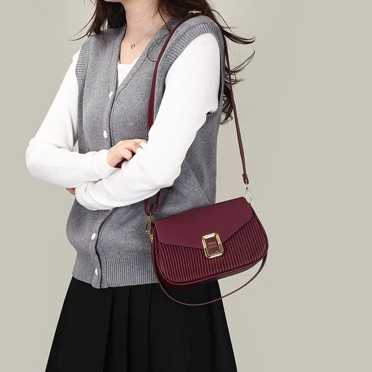 

Модная парижская сумка для мам, стильная сумка через плечо для женщин, дизайнерская кожаная сумка-мессенджер в ретро-стиле.