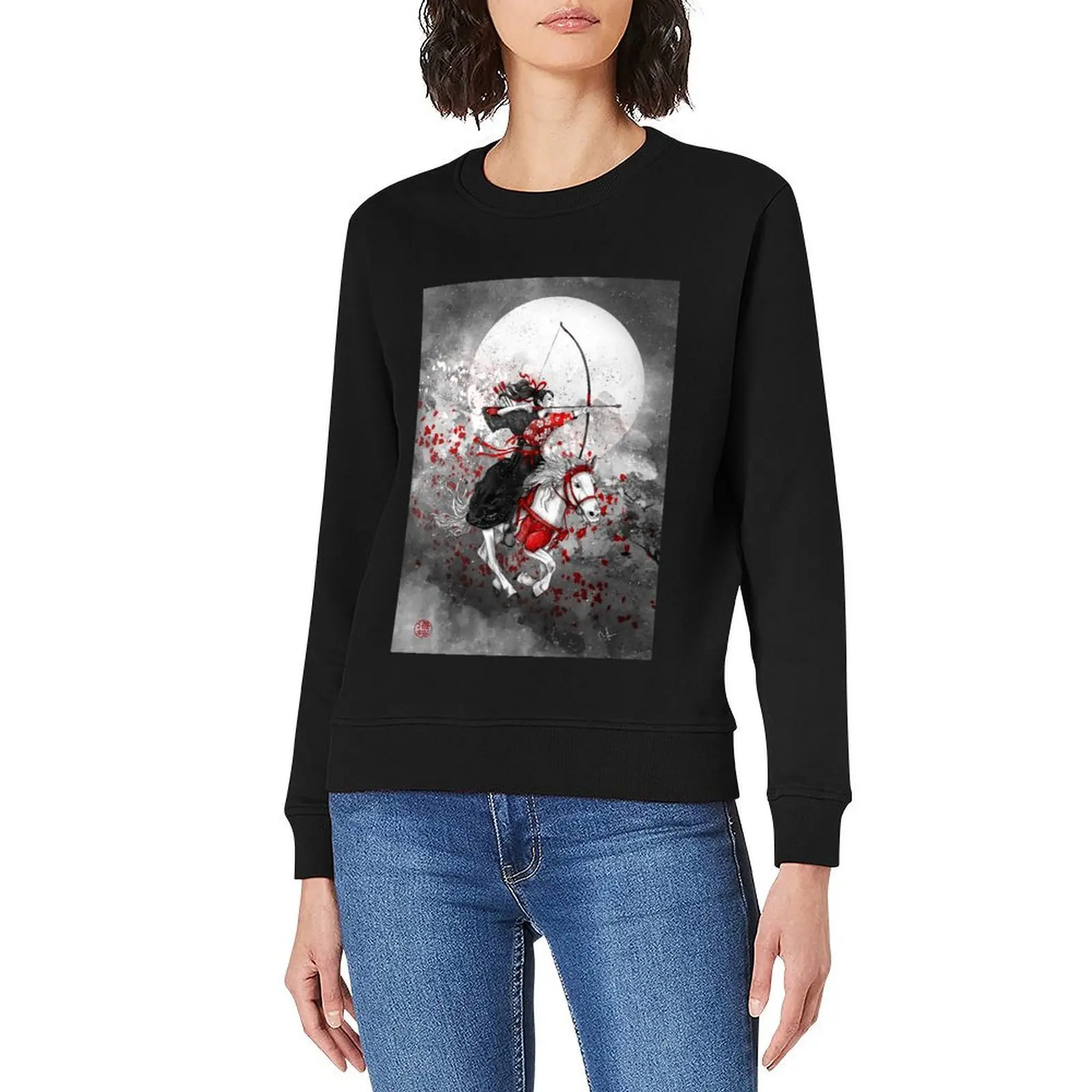 الحصان والراكب - Yabusame البلوز الخريف ملابس الرجال العرق قميص جرافيك تي شيرت الرجال بلوزات للرجال