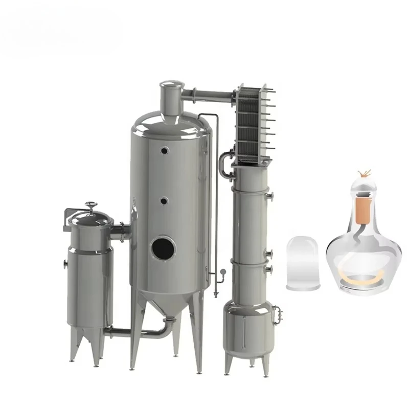Evaporation Machine Thermal Vacuum Concentrator Steam Heating Low Temp Efficient for Milk Condensing Line