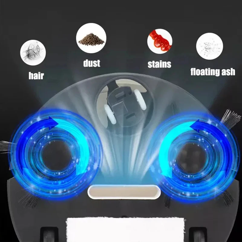 3 In 1 Automatic Electric Floor Vacuum Cleaner 1500pa USB Rechargeable Wireless Dragging Clean Sweeper For Home Office view 3