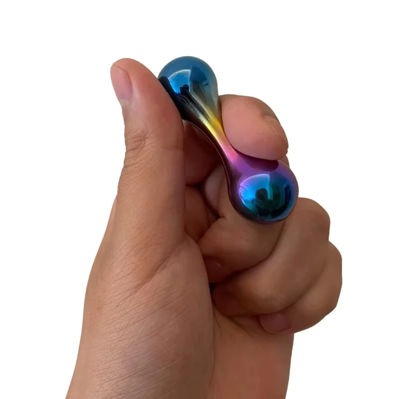 Knucklebone Finger Skill Toy Stainless Steel Fidget ADHD Anxiety Anti Stress Decompression Toys Adults Cool EDC Gadgets