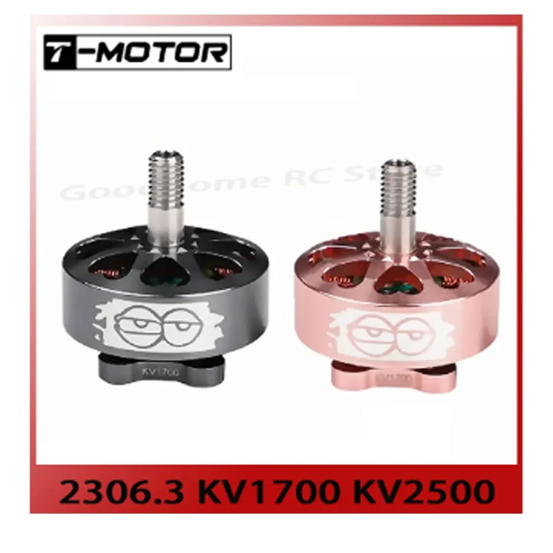 T-MOTOR FPV X Slattfpv Co-branded BrushlessFreestyle Motor 2306.3-1700KV/2500KV-Grey/Pink