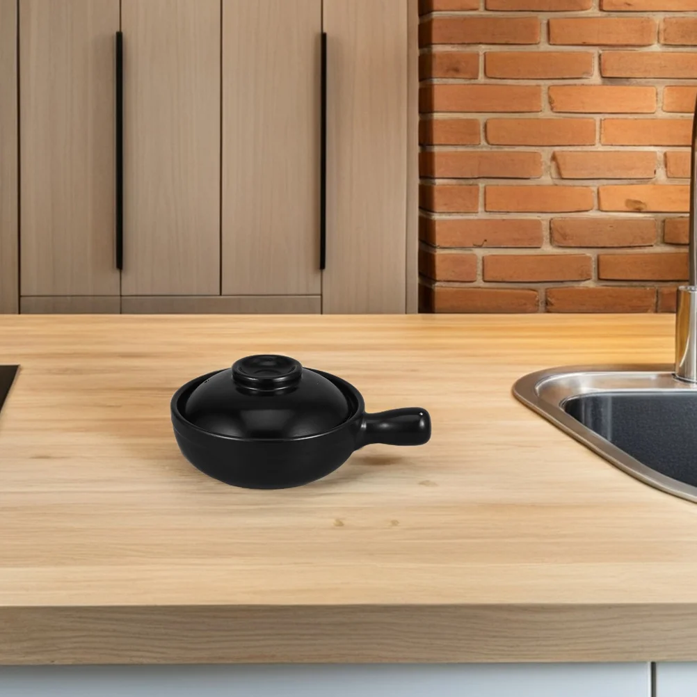 

Clay Soup Pot Natural Terracotta Cooking Casserole for Stew Rice Porridge - Japanese Donabe Style Healthy Safe Non-Toxic Kitchen